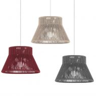 KORA M pendant light with colored shade Hngeleuchte in Bordeaux, Stone, Grau.