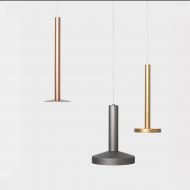 BCN 55 LED Pendelleuchte Dim-to-warm Leuchte in den Oberflchen Kupfer, Graphit, Gold.