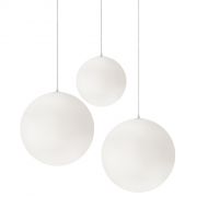 HIGH MOON 3-flammiges Kugel-Pendelleuchten-Set Groe Leuchte mit 2 x 45 cm Schirmen.