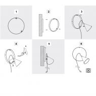 RIM Design Wandleuchte Montage der Wandleuchte.