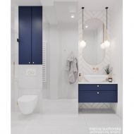 MIORI Kleine Kugelglas Pendelleuchte Stilvolle Hngeleuchte im Badezimmer.