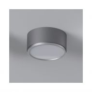 KAPS Kleine LED Deckenleuchte Kleine, helle Deckenlampe, Schwarz/Silber.