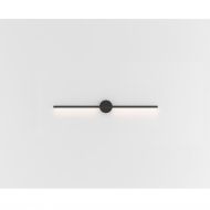LINES Lange Design-Wandlampe Die lange, dnne Wandlampe in Schwarz.