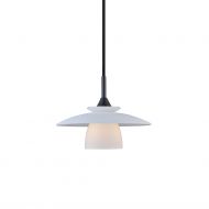 LIDHULT Kleine dnische Pendellampe Weier Lampenschirm mit 20 cm Dm.