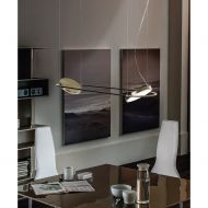 GIOTTO Modern LED pendant light Italienische Hngeleuchte mit zwei verstellbaren Lichtquellen.