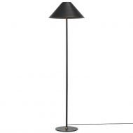 HATTY Moderne Stehleuchte Mittelfu-Stehlampe in Garphitschwarz.
