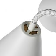 HATTY Bodenstehlampe 2-flammig Flexarm mit konischem Schirm.