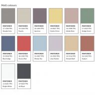 KNALLA POW Zylindrische Pendellampe aus Beton Metall-Element matte Lackierungen zur Auswahl.