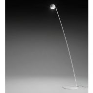 ATRAX Moderne Stehlampe - Leseleuchte Sehr lange Stehlampe in Wei.