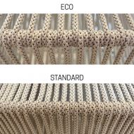 BANYO Tischleuchte aus Spanien Kordel-Schirm Bespannung.