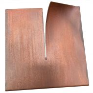 AMEDEO Halbkugel Pendelleuchte Oberflche Corten Pendelleuchte - hier das Rohmaterial Oberflche Rost.