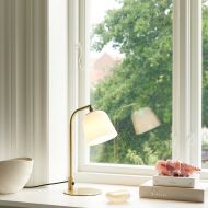 TRELLEBURG Schreibtischleuchte in Messing Formschne Stehlampe fr das Fensterbrett.