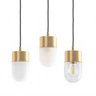 BILL Pendelleuchte aus Messing Messing-Hngelampe mit Glas wahlweise klar, wei, satiniert.