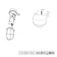 BARRY Wandlampe aus Messing Montage der Wandleuchte.