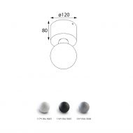 Lampen-Deckenhalterung fr E27 Leuchtmittel Mae der Aufbau-e27-Halterung.