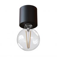 Lampen-Deckenhalterung f�r E27 Leuchtmittel Deckenhalterung � 8 cm schwarz