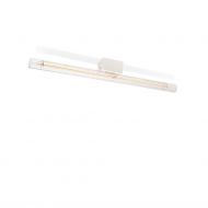 BOBBY Stab-Wandlampe Stablampe 50 cm, Leuchtmittel klar, Halterung wei.