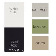 SAN BABILA Wandlampe mit zwei langen Auslegern Matte Farben der Auslger-Wandleuchten.