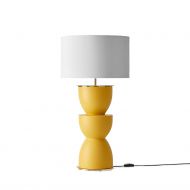 METRIC Moderne Tischleuchte Sonnige Gelbe Tischleuchte aus Spanien.