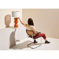 METRIC Moderne Tischleuchte Hohe Tischleuchte mit