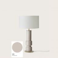 NOA Moderne Tischleuchte Schne Wohnzimmer Lampe Farbton Taube.
