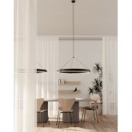 NELLI Groe, ringfrmige Design-Pendelleuchte Schmucke Hngeleuchte fr das Esszimmer.