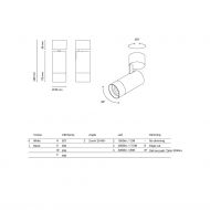 OWWL Spot mit manuellem Abstrahlwinkel Lumen und Gre des Deckenspots.