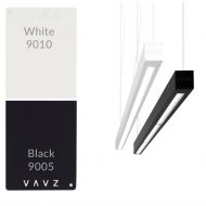 TRATTI SW Lange Hngeleuchte Up & Down Lange Hngeleuchte in Schwarz oder Wei.