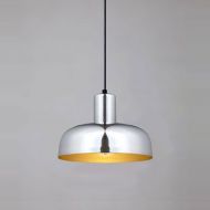 MIRAMAR Pendelleuchte in Aluminium poliert Pendelleuchte mit 26 cm Dm. Aluminium poliert.