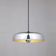 BORN Pendelleuchte in Aluminium poliert Pendelleuchte mit 35 cm Dm. Aluminium poliert.