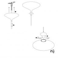 CIM Pendelleuchte mit groem Schirm Einfache Montage der Hngeleuchte.