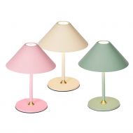 HATTY Akku Tischleuchte Frhlingshafte Akku Tischleuchte in Mint, Rosa und Cremewei.