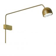 PRAX Ausleger Wandleuchte in Messing Schne Messing Wandleuchte mit 50 cm Ausleger.