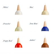 EIKON BASIC pendant light made of wood and metal Alle Farben der Pendelleuchte.