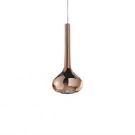 GRANDA Design Hngeleuchte in glnzend Metallic Tropfenfrmige Hngeleuchte in Kupfer.