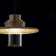 TRE GRAZIE Moderne Hngeleuchte Bronze Form B der Leuchten Serie.