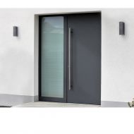 QUAREO Auenwandleuchte indirektes Licht Moderen Auenwandlampe fr den Trbereich.