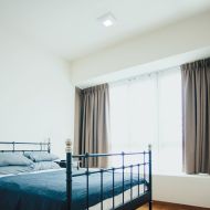 FLOT GLASS Flache LED Deckenleuchte Schlafzimmer-Deckenlampe LED, wei�.