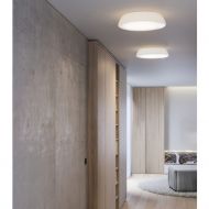 BOWL Groe Glas-Deckenleuchte Halterung der Deckenleuchte nicht sichtbar.