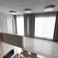 BOWL Groe Glas-Deckenleuchte Moderne Glas-Deckeneleuchte.