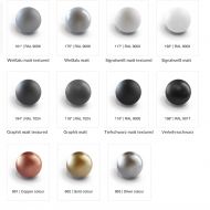 MIORI Small wall light with spherical glass  10 cm Lackierungen der Lampen-Halterung.