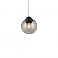 BIBOB Rauchglas Pendellampe Kleine Rauchglas-Pendellampe mit 14 cm .