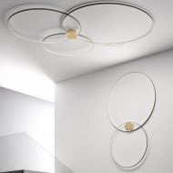 RINGS Ring LED Design Deckenleuchte Groe, ringfrmige Wand- oder Deckenleuchten.