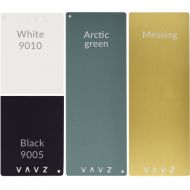 RINGS Ring LED Design Deckenleuchte Oberflchen und Farben der Ring-Leuchte.