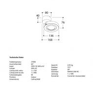 CLEVER Beweglicher Spot-Deckenspot Beweglicher Deckenspot in runder Form.
