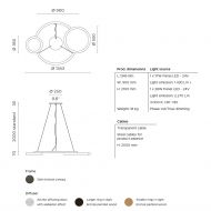 ECLISSE 2.0 Groe Design-Hngeleuchte Abmessungen der Design-Hngeleuchte.