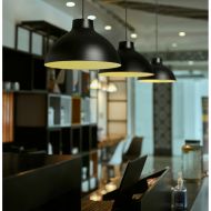 PARABOLICA metal shade pendant lamp Schwarze Pendellampe fr Restaurant od. Bar.