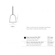 LULa Pendellampe aus Metall Pendellampe mit Schirm 15 cm Durchmesser.