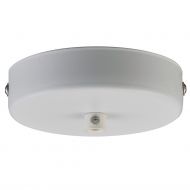 Deckenbaldachin aus Metall Schlichter, wei Deckenbladachin,  10 cm.