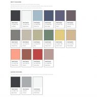 MUTU Farbige Tischlampe Die Pantone Farben der Pendelleuchte.